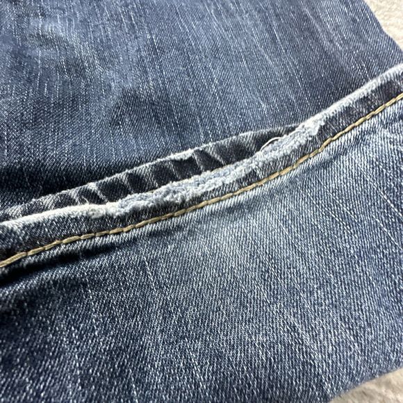 Silver Jeans Co Zac Jeans Mens 36x32 Blue Denim Pants Zip Fly Straight Leg - Picture 11 of 12